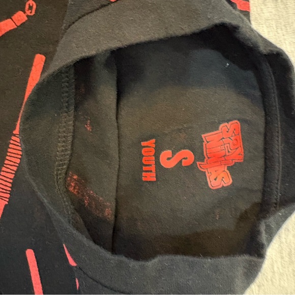 Lot Of 3 Boys Size S Small 6/7 Spy Ninja Baseball School Summer T-Shirts - Picture 3 of 3